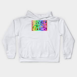 Inanimate Insanity All Characters (Rainbow) Kids Hoodie